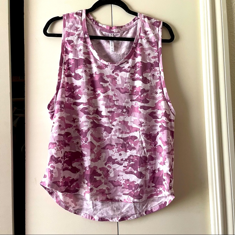 Fabletics Camo Tank Top Size Medium